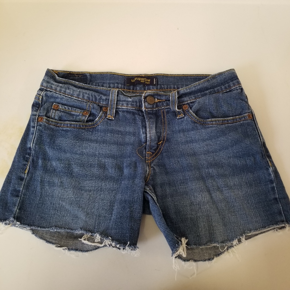 Levi's Cutoff Shorts Too Superlow 524 Jean 5 Jr